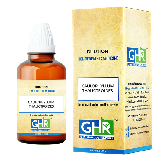 Caulophyllum Thalictroides Dilution