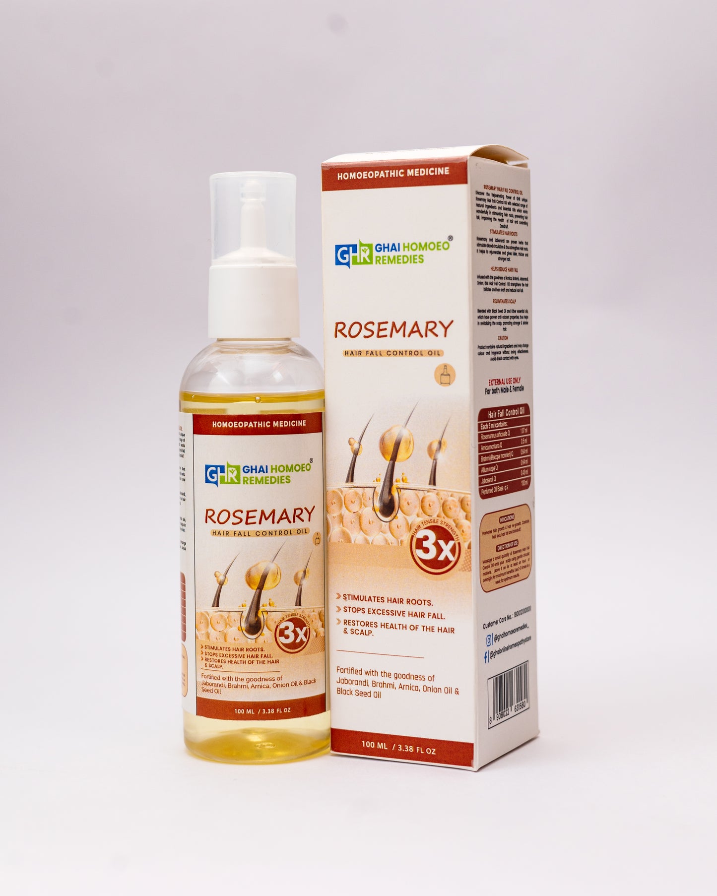 Rosemary Hair Fall Control Oil