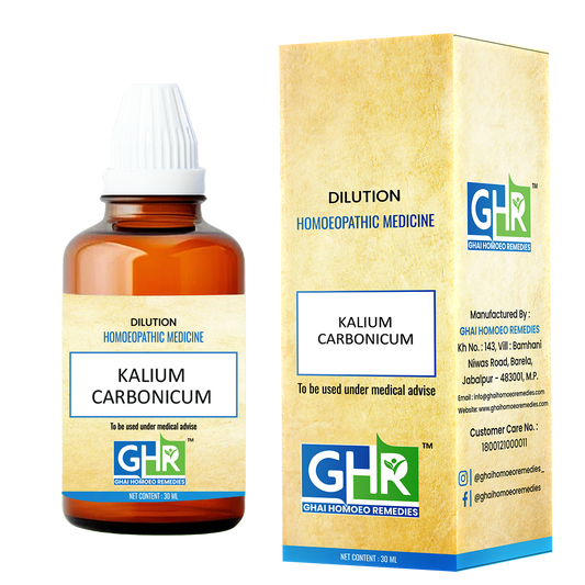 Kalium Carbonicum Dilution
