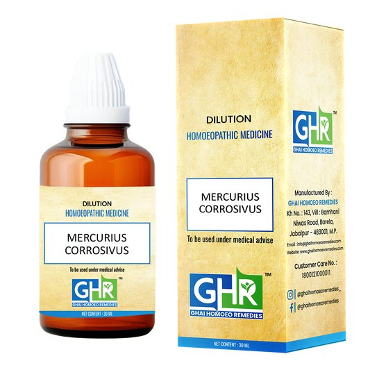 Mercurius Corrosivus Dilution