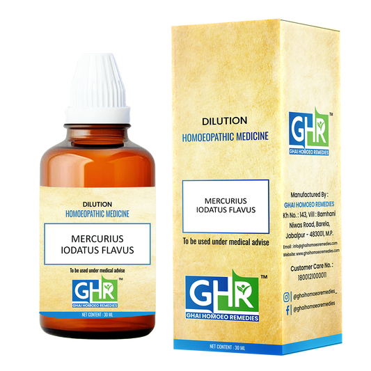 Mercurius Iodatus Flavus Dilution