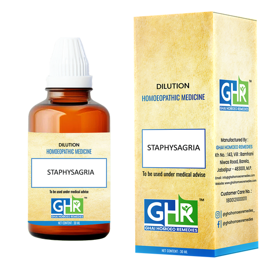 Staphysagria Dilution