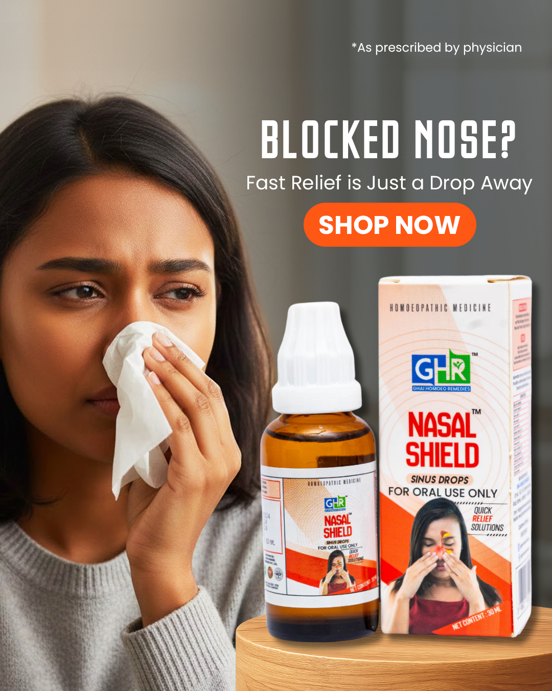 Nasal Shield Sinus Drop