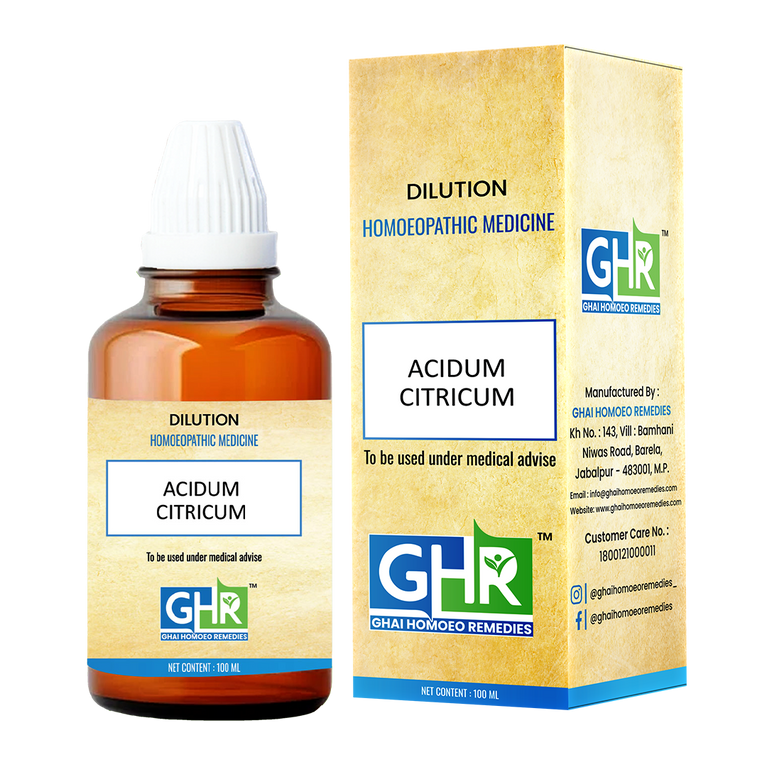 Acidum Citricum Dilution