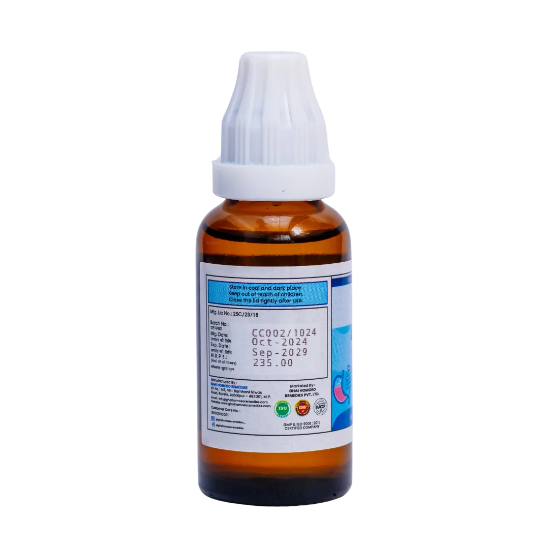 Consticlear Label Consticlear | Constipation Drops – Ghai Homoeo Remedies