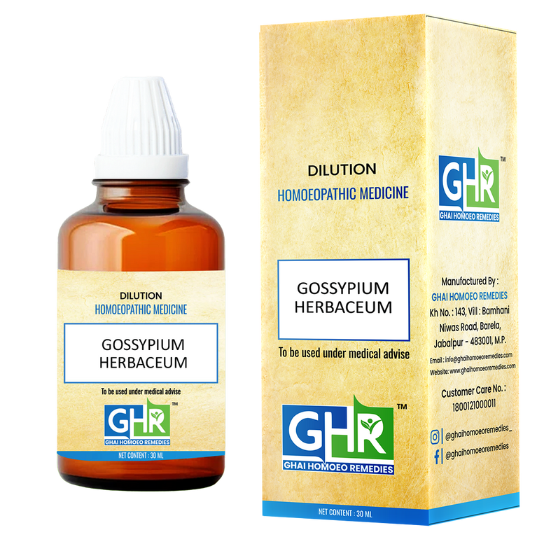 Gossypium Herbaceum Dilution