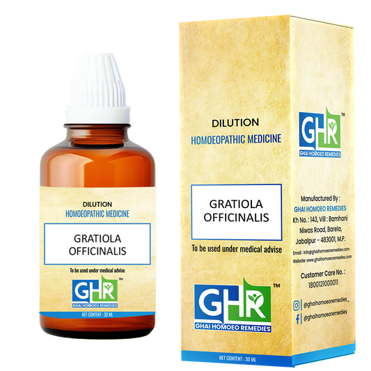 Gratiola Officinalis Dilution