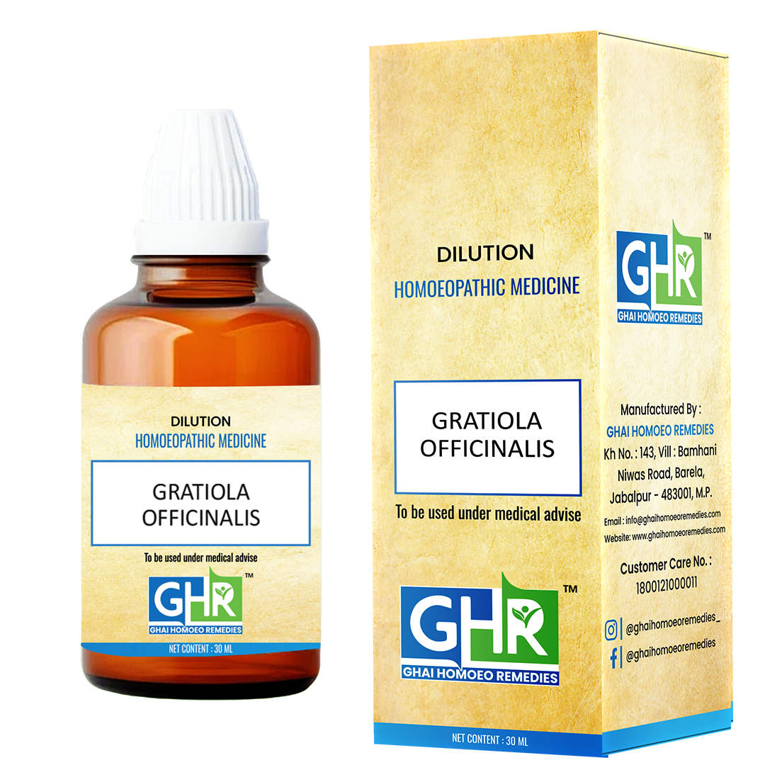 Gratiola Officinalis Dilution