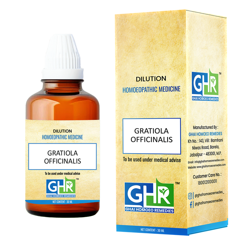 Gratiola Officinalis Dilution