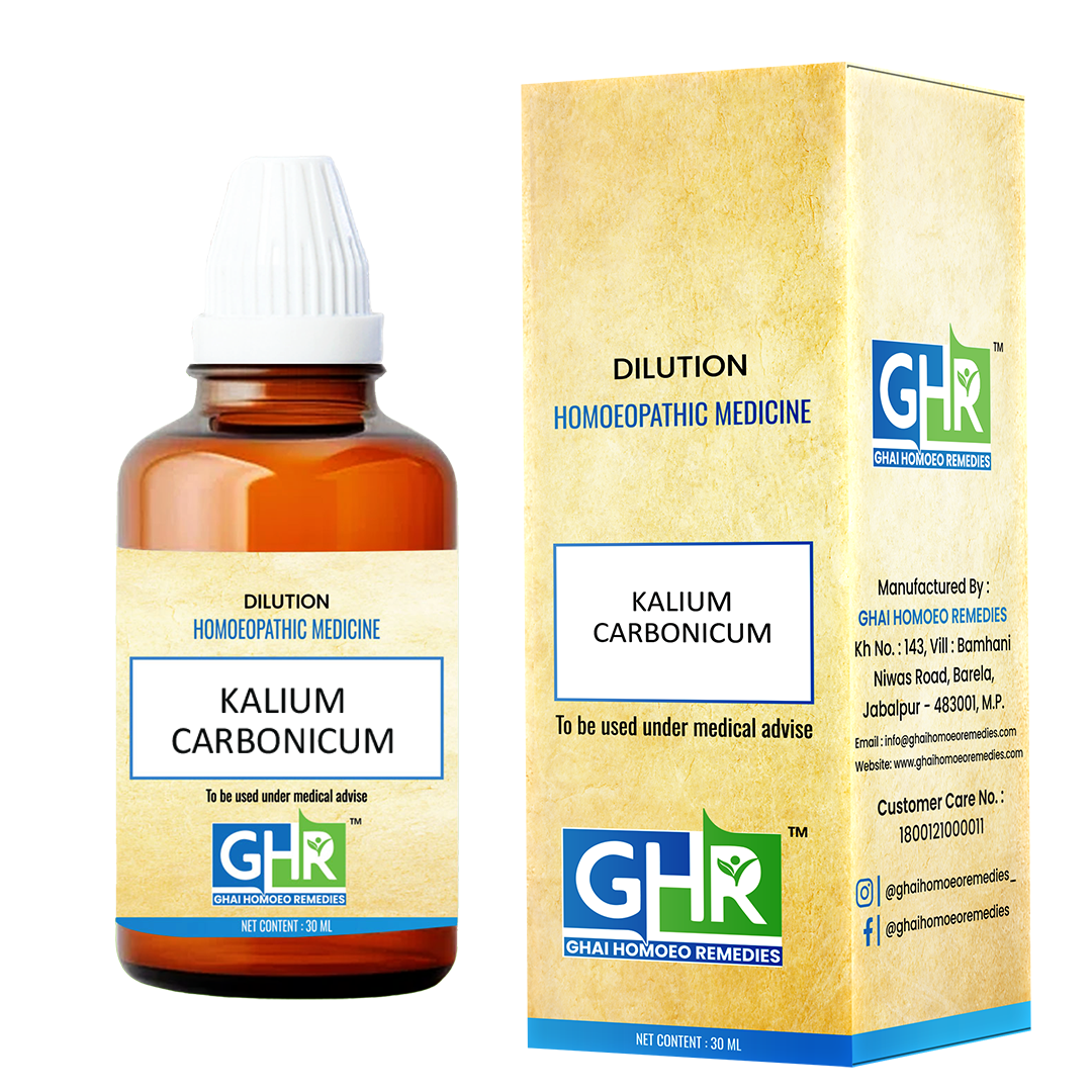 Kalium Carbonicum Dilution