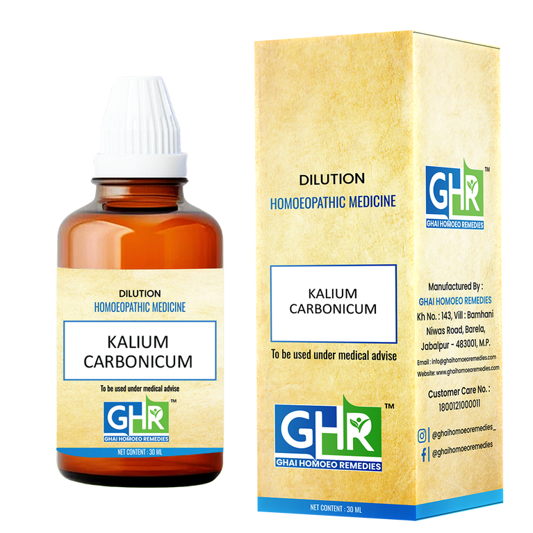 Kalium Carbonicum Dilution