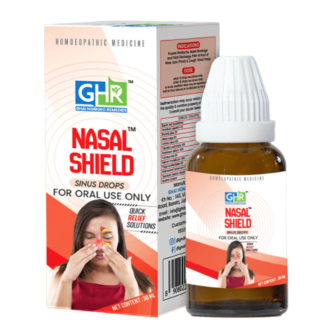 NASAL SHIELD SINUS DROP Homeopathic Medicine